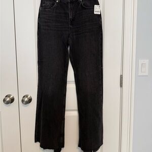 Free People Black Flare Jeans